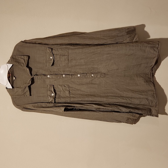 J. Crew Tops - ❤️ VINTAGE J CREW COTTON HALF BUTTON LIGHTWEIGHT TUNIC TOP W/ POCKETS, SMALL